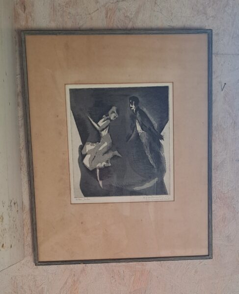 Grafika  36×45  Meilės šokis